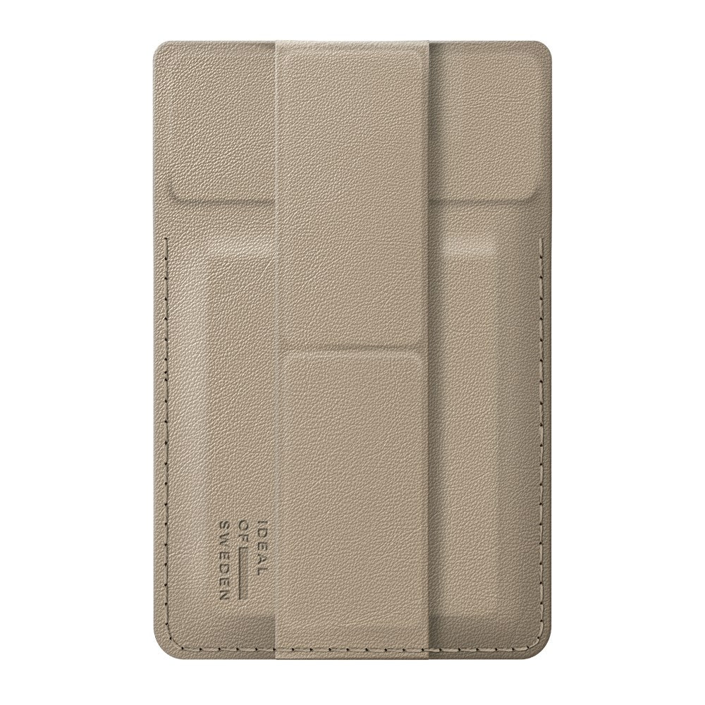 iDeal of Sweden Magnetic Card Holder with Metal Stand - MagSafe Compatible - Beige