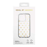 iDeal Of Sweden Clear Case for iPhone 15 Pro - Golden Hearts