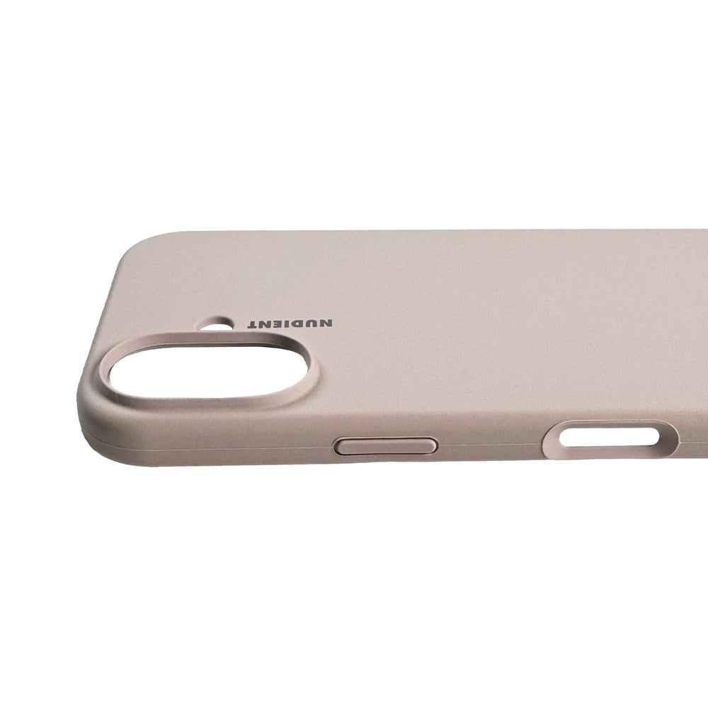 Nudient iPhone 16 Base Silicone Case - Stone Beige