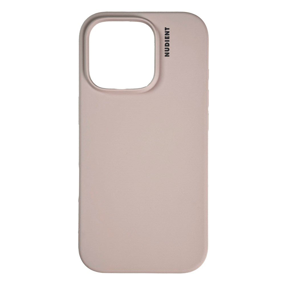 Nudient iPhone 16 Pro Base Silicone Case - Stone Beige