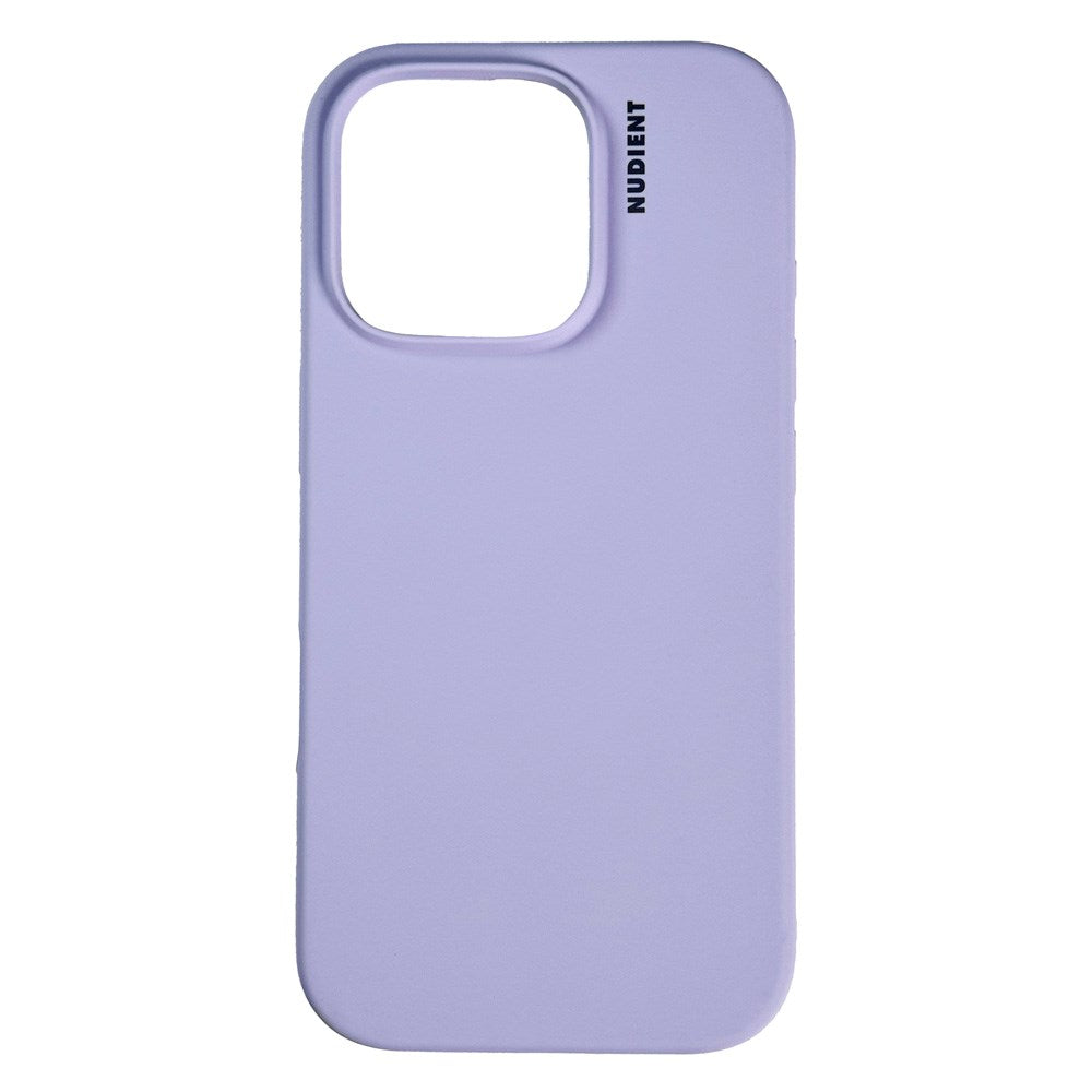 Nudient iPhone 16 Pro Base Silicone Case - Soft Purple