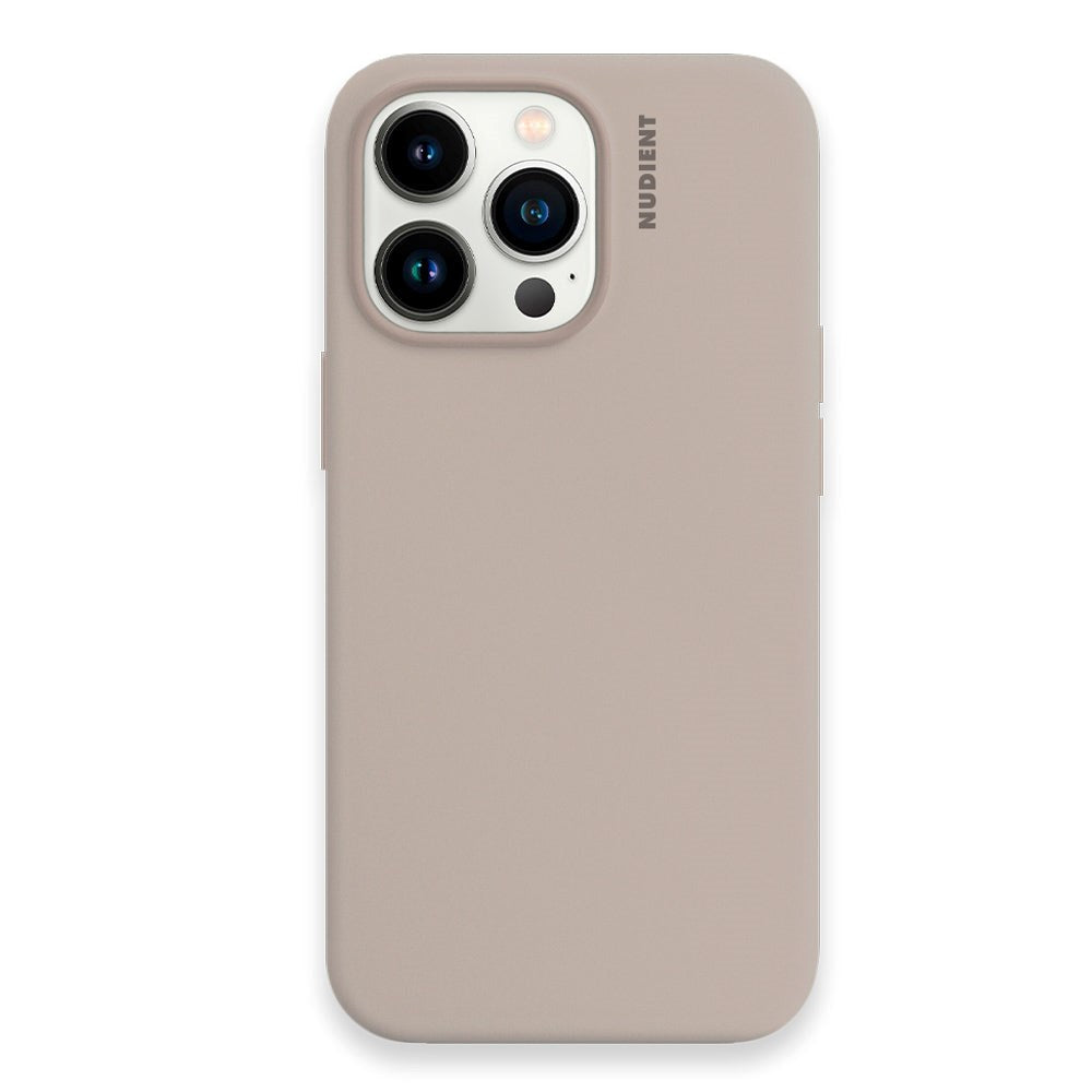 Nudient iPhone 13 Pro Base Silicone Case - Stone Beige