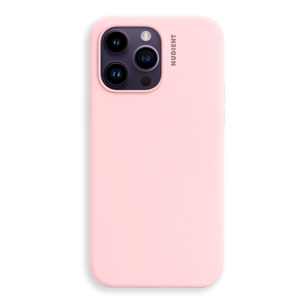 Nudient iPhone 14 Pro Base Silicone Case - Baby Pink