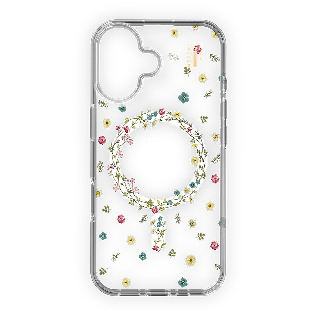 iDeal Of Sweden Clear Case for iPhone 16 - MagSafe Compatible - Petite Floral