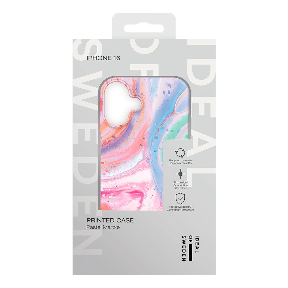 iPhone 16 iDeal Of Sweden Fashion Case - Pastel Marble