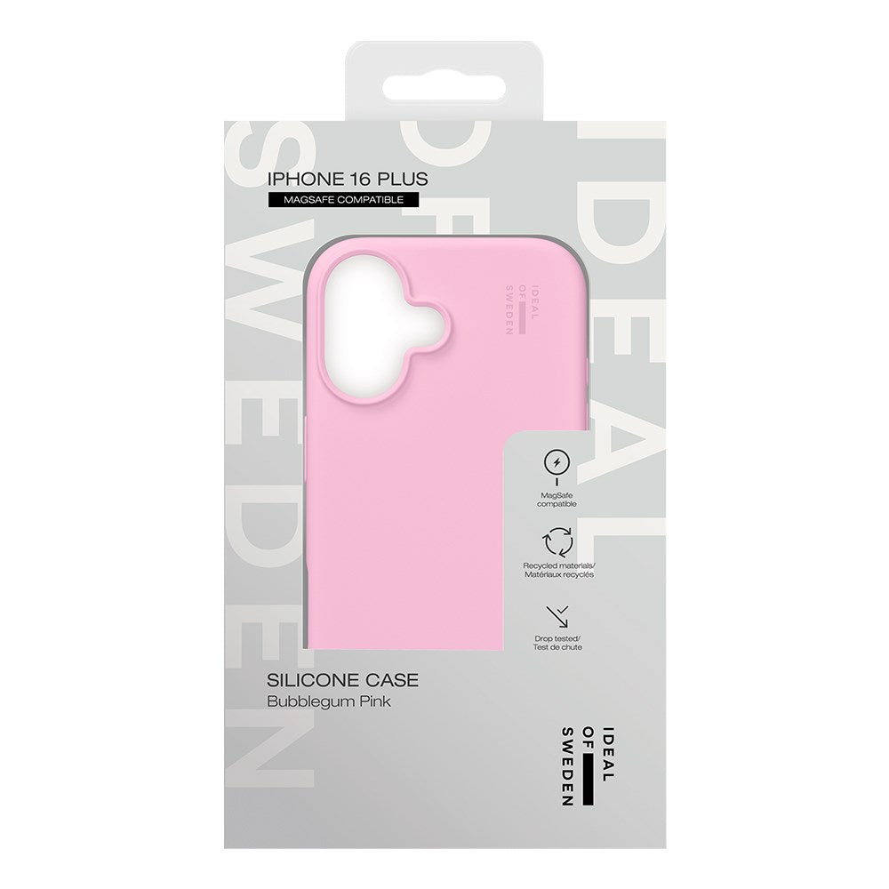 iDeal Of Sweden iPhone 16 Plus Silicone Case - MagSafe Compatible - Bubble Gum