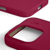 iDeal Of Sweden iPhone 16 Pro Max Silicone Case - MagSafe Compatible - Cranberry