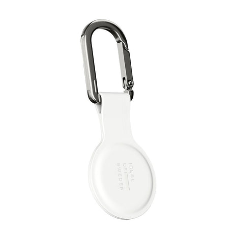 iDeal of Sweden Silicone AirTag Holder with Carabiner - White