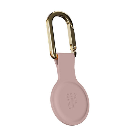 iDeal of Sweden Silicone AirTag Holder with Carabiner - Blush Pink