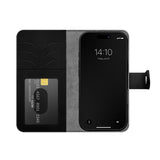 iDeal Of Sweden iPhone 16 Magnet Wallet+ Case - Black