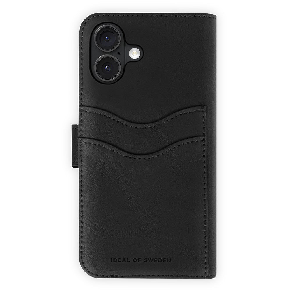 iDeal Of Sweden iPhone 16 Plus Magnet Wallet+ Case - Black