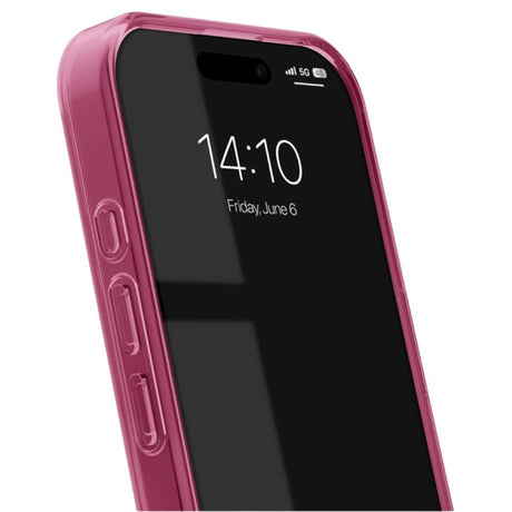 iPhone 16 iDeal Of Sweden Clear Case - MagSafe Compatible - Cherry Crush