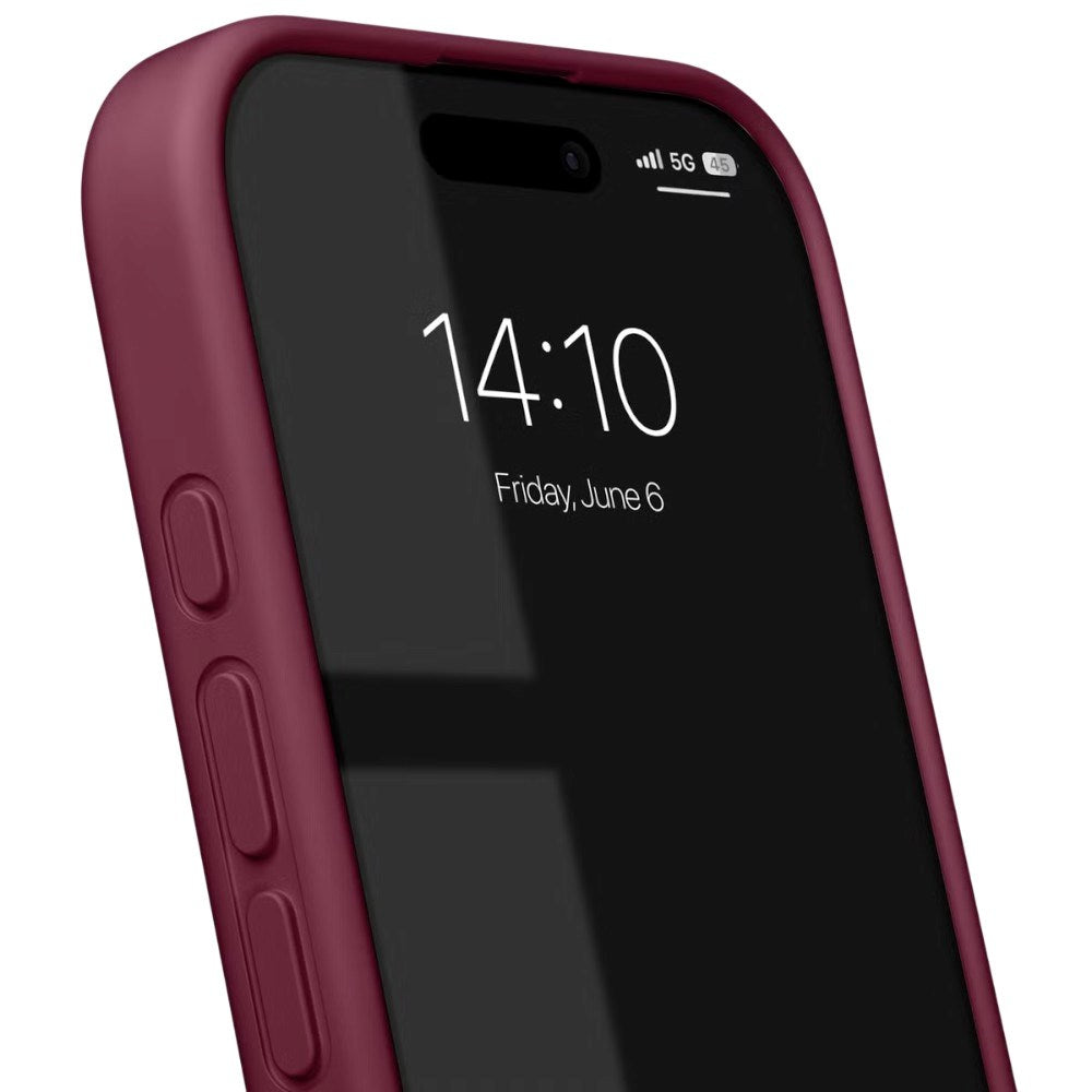 iPhone 16 Pro iDeal Of Sweden Silicone Case - MagSafe Compatible - Fine Wine