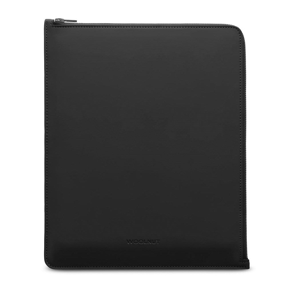 Woolnut PU Leather Folio Sleeve For iPad / Tablet (325 x 265mm) - Black