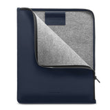 Woolnut PU Leather Folio Sleeve For iPad / Tablet (325 x 265mm) - Blue