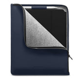 Woolnut PU Leather Folio Sleeve For iPad / Tablet (325 x 265mm) - Blue