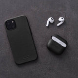 Woolnut AirPods (3. gen.) Genuine Leather Case - Black