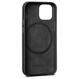 iPhone 13 Mini WOOLNUT Full Grain Leather Case - MagSafe Compatible - Black