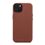 iPhone 13 WOOLNUT Full Grain Leather Case - MagSafe Compatible - Brown