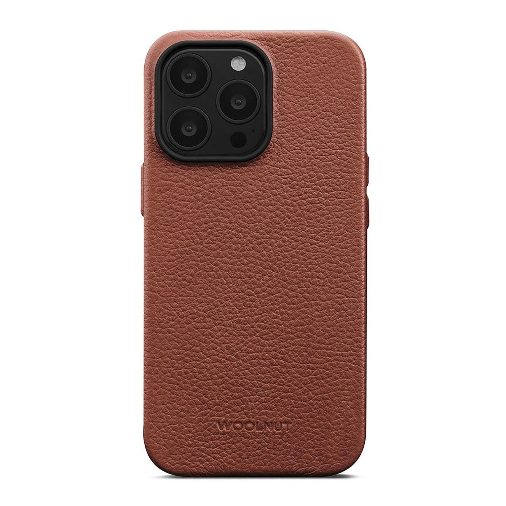 iPhone 13 Pro WOOLNUT Full Grain Leather Case - MagSafe Compatible - Brown