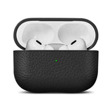 Woolnut AirPods Pro (2. gen.) Genuine Leather Case - Black