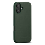 iPhone 16 WOOLNUT Full Grain Leather Case - MagSafe Compatible - Green