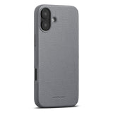 iPhone 16 Plus WOOLNUT Full Grain Leather Case - MagSafe Compatible - Grey