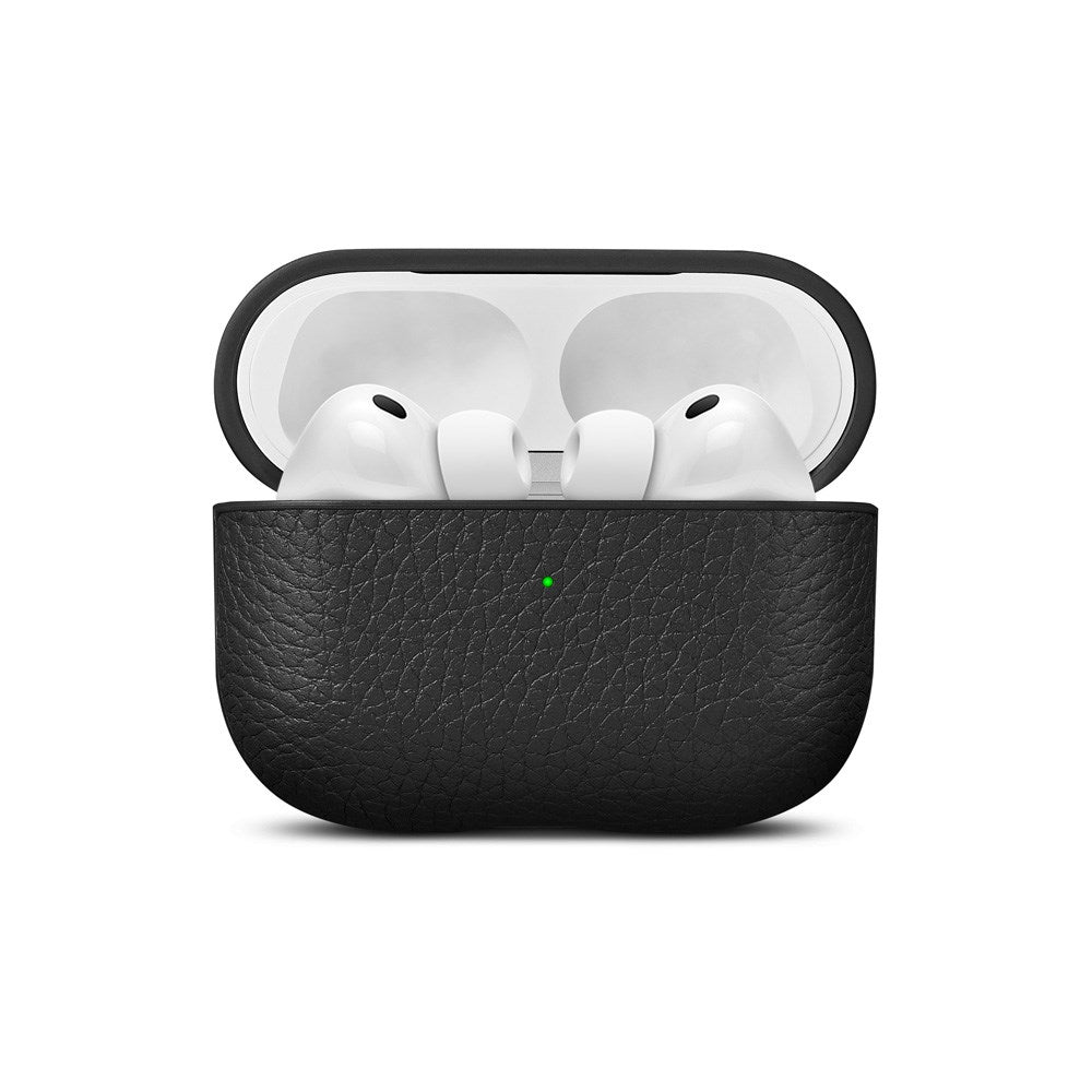 WOOLNUT Apple AirPods Pro (3rd gen.) Genuine Leather Case - Black