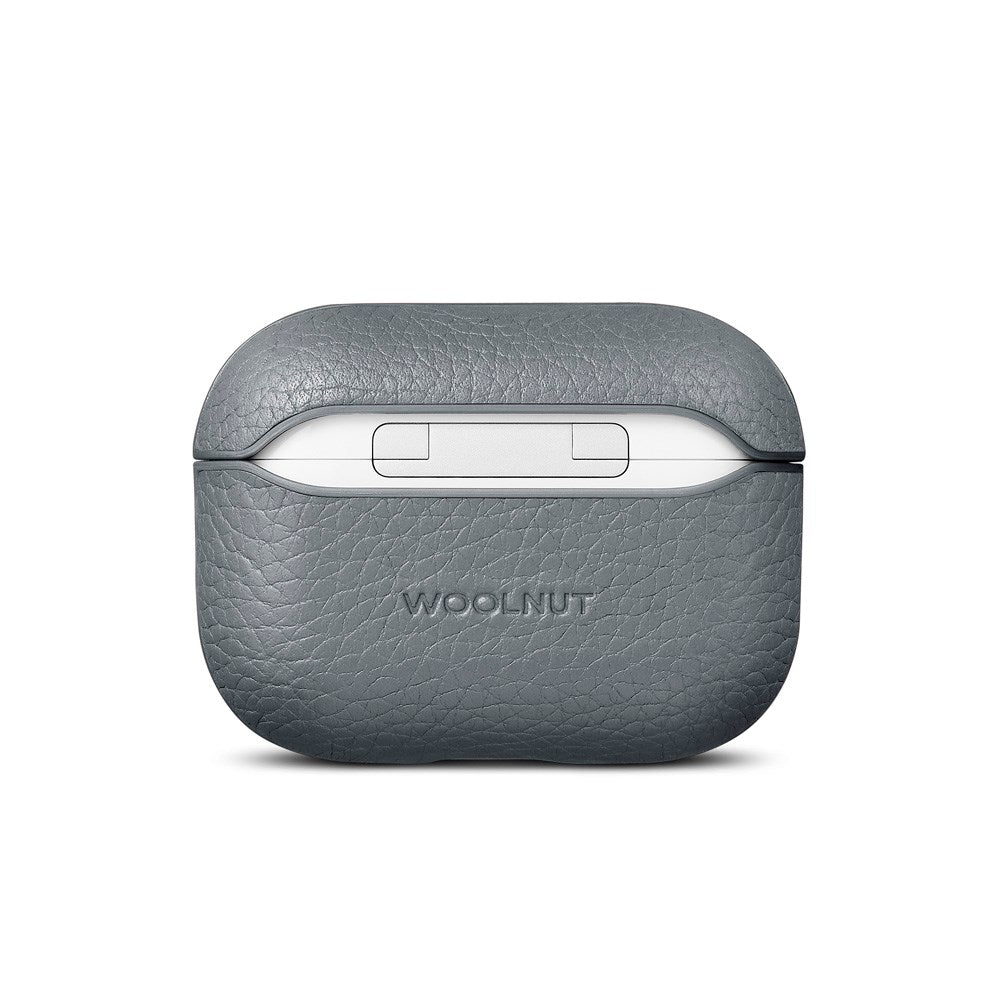 WOOLNUT Apple AirPods Pro (3rd gen.) Genuine Leather Case - Grey