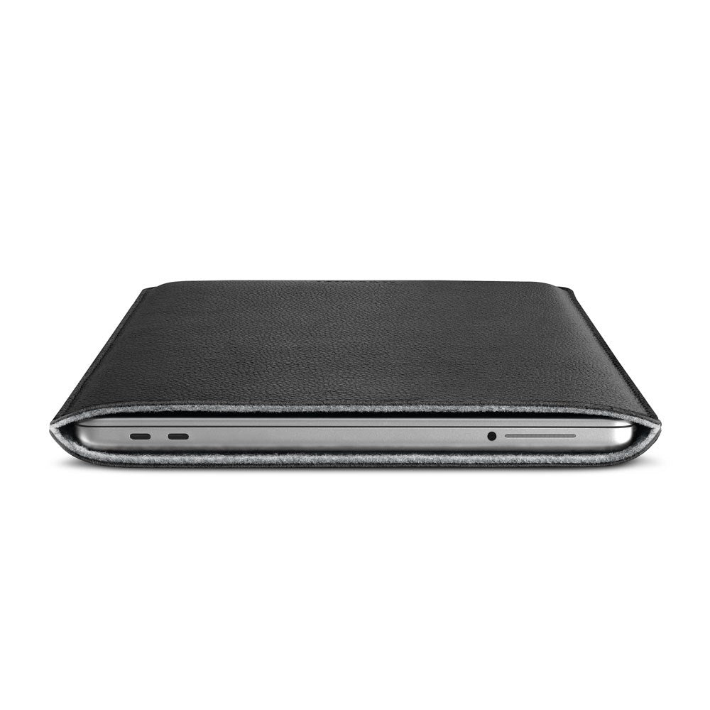 MacBook Neo 13 A18 Pro (2026) Woolnut Leather Sleeve - Black