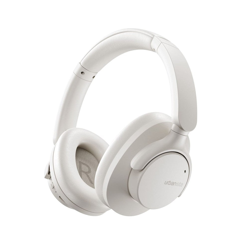 Urbanista Valencia Bluetooth Over-Ear Headphones with Active Noise Cancelling - Cloud White
