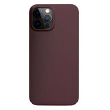 Nudient Thin Case V3 iPhone 12 / 12 Pro Case - Sangria Red