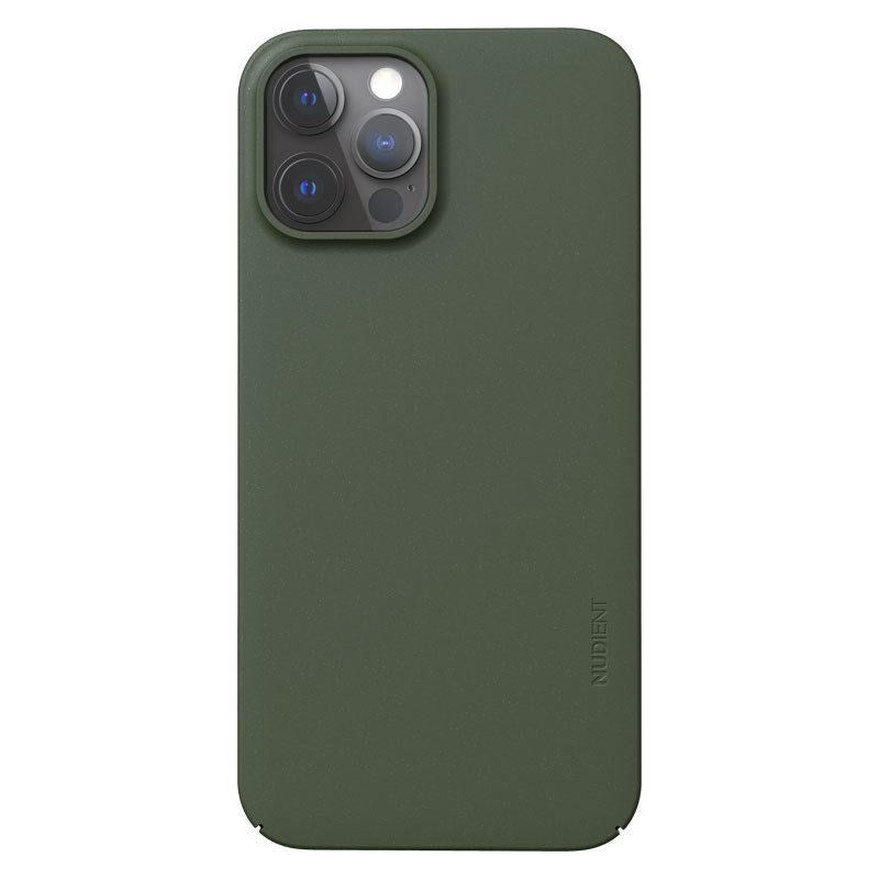 Nudient Thin Case V3 iPhone 12 / 12 Pro Case - Pine Green