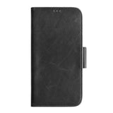 Samsung Galaxy S22 Key Nordfjord Slim Magnet Wallet PU Leather Flip Case - Black