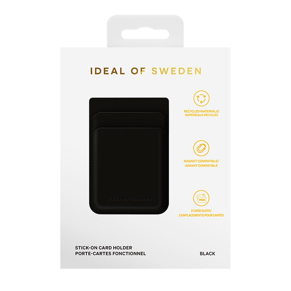 iDeal Of Sweden Stick-On Card Holder - Universal - Black