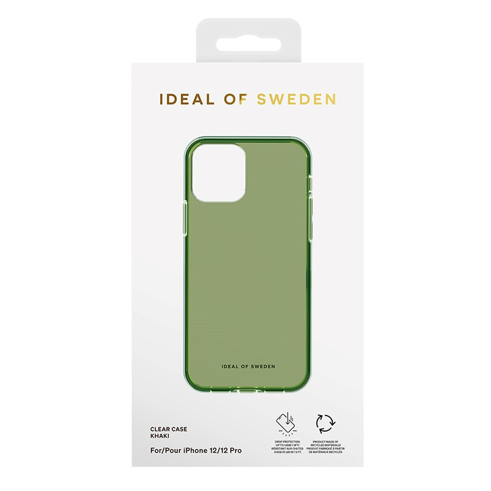 Ideal Of Sweden Clear Case for iPhone 12 / 12 Pro - Khaki