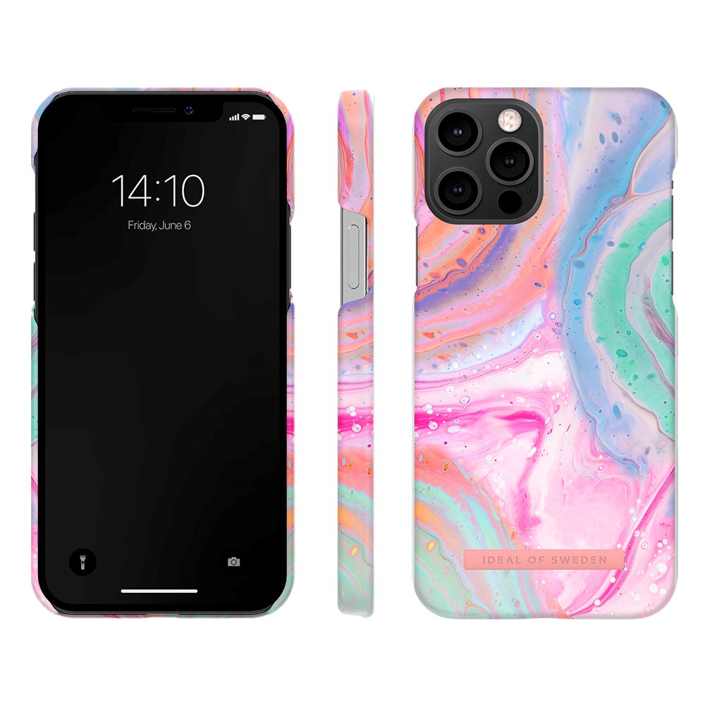 iDeal Of Sweden iPhone 12 / 12 Pro Fashion Case - Pastel Marble