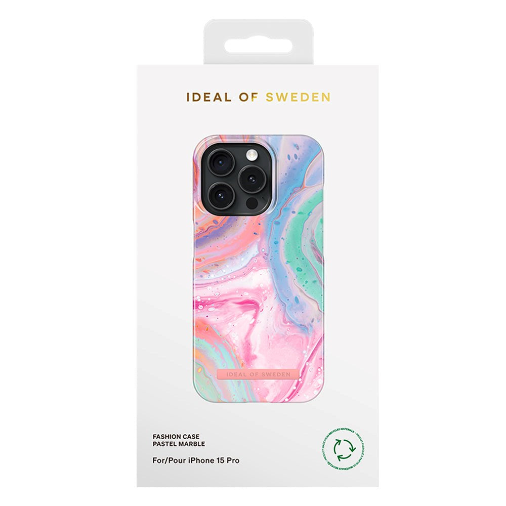 iDeal Of Sweden Fashion Case for iPhone 15 Pro - Pastel Marble