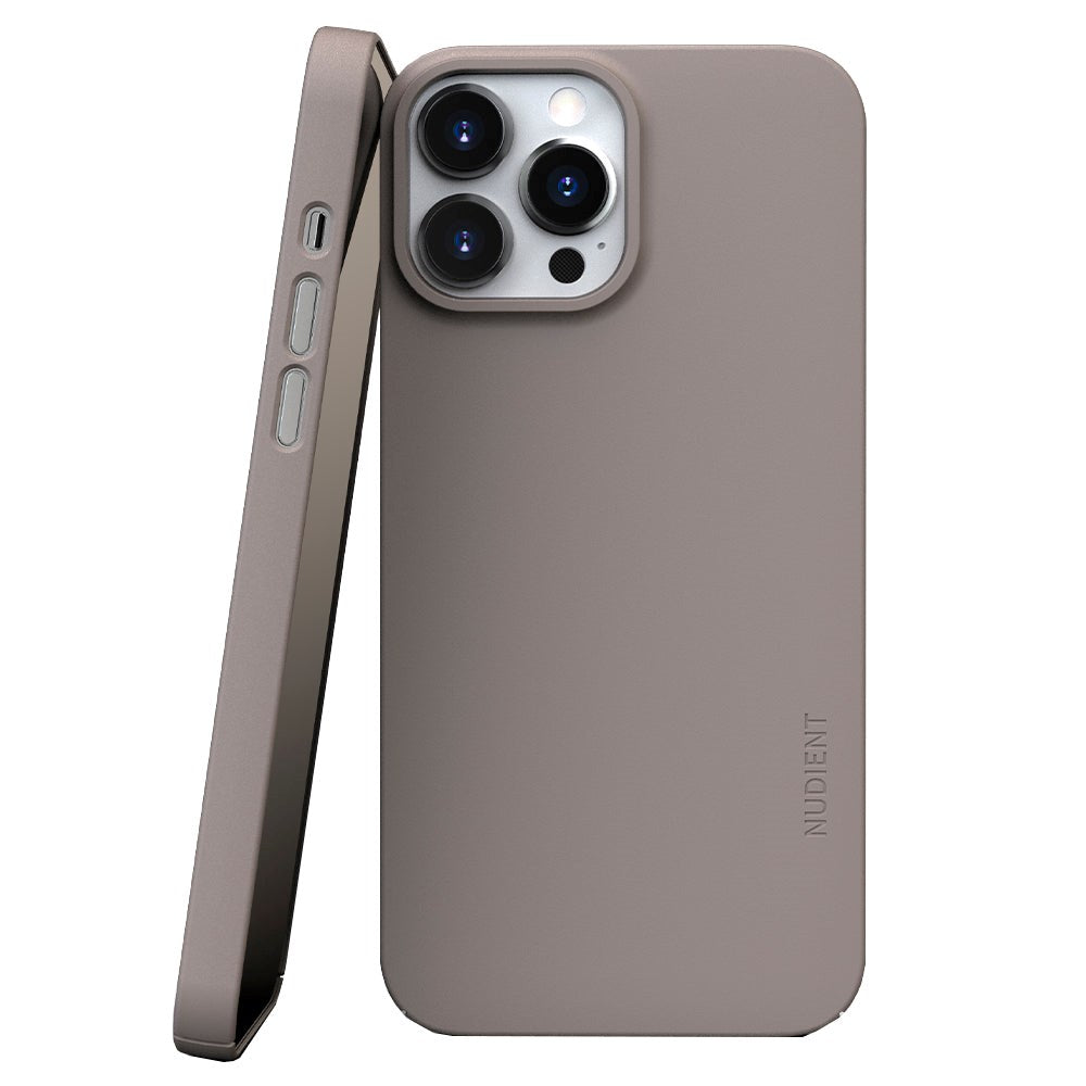 Nudient Thin Case V3 iPhone 13 Pro Max Case - Clay Beige