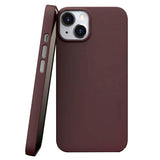 Nudient Thin Case V3 iPhone 13 Case - Sangria Red