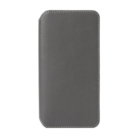 Krusell Pixbo 4 Card FolioCase iPhone Xs Max Leather Flip Case - Grey