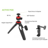 Digipower Super Star Vlogging Kit w. Stand for Smartphone w. Remote Control & Microphone - Black