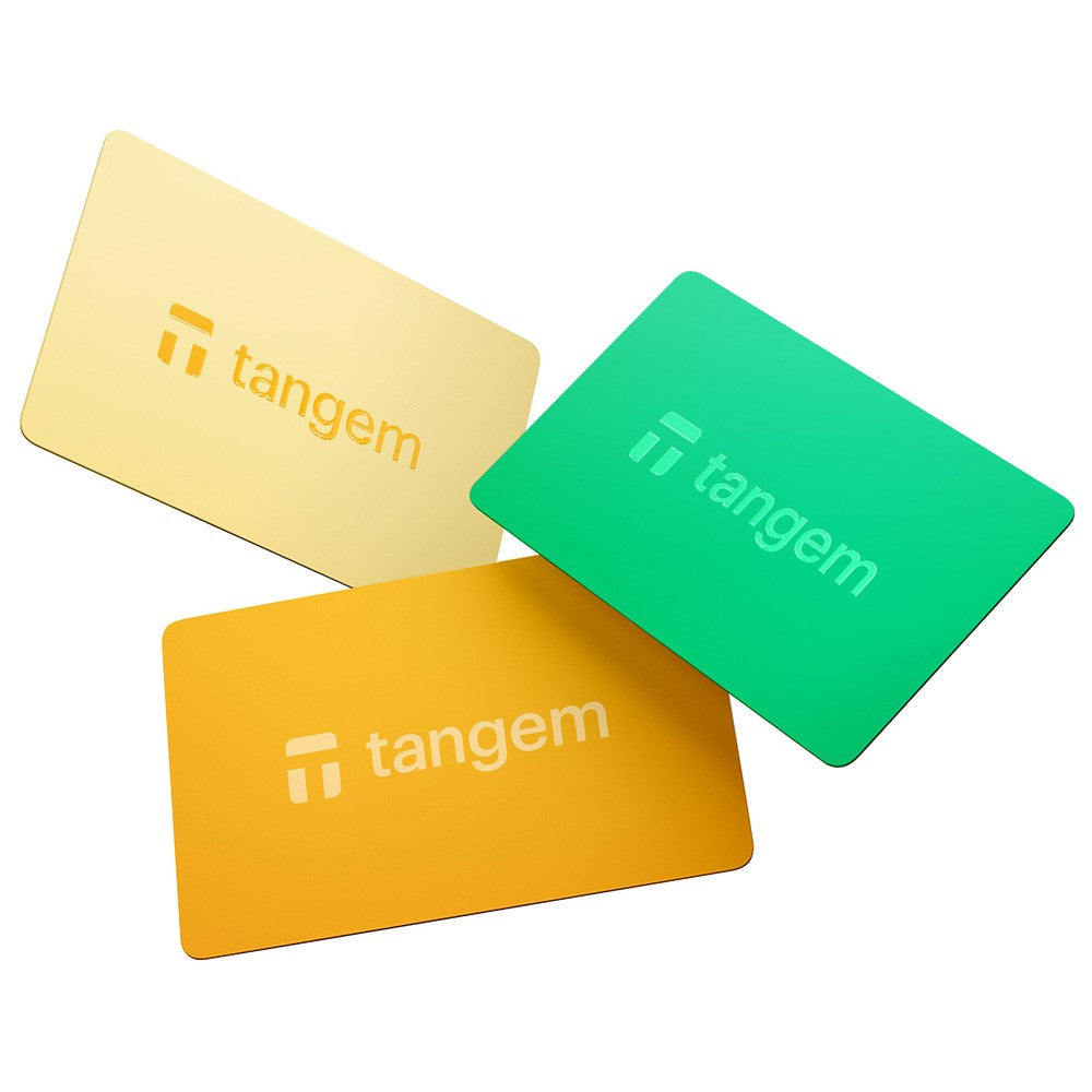 Tangem Wallet Card - 3 pcs - Sun Drop