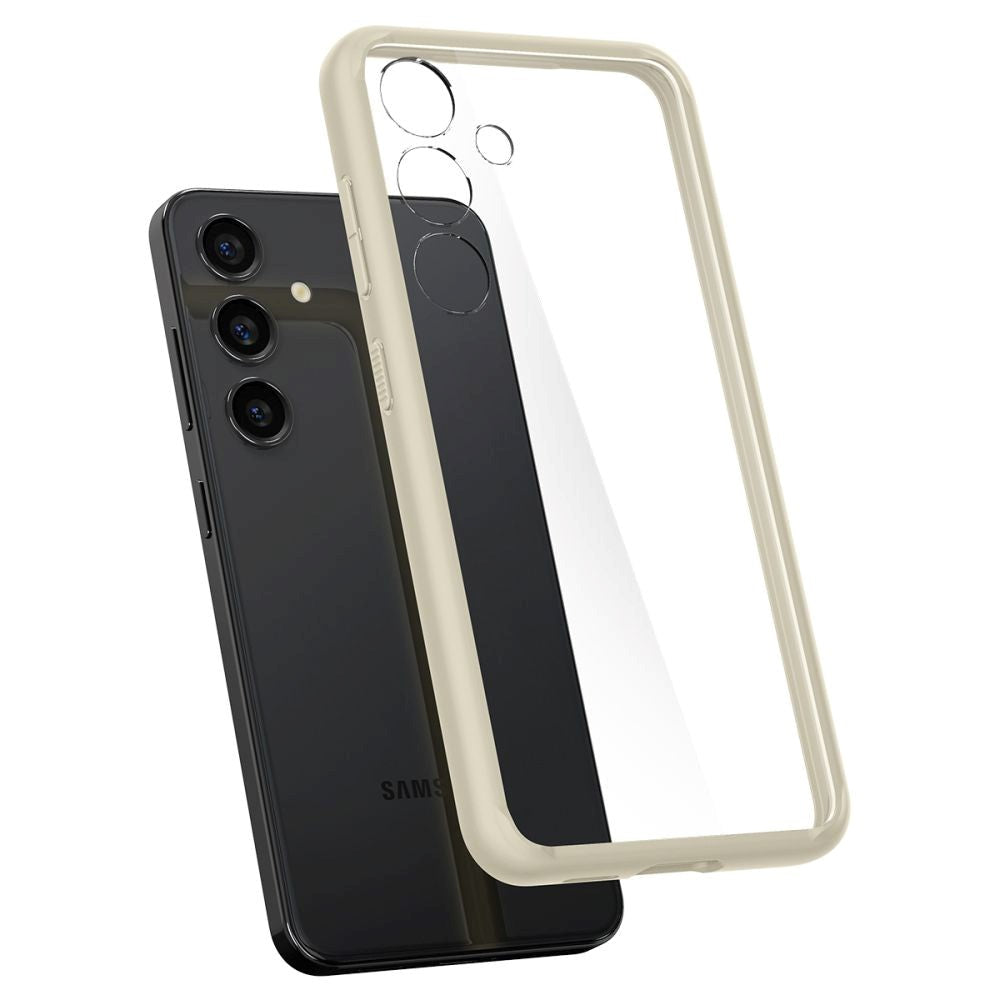 Samsung Galaxy S24 Spigen Ultra Hybrid Case - Transparent / Beige