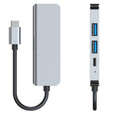 Tech-Protect V2-Hub - 4-in-1 Multi Adapter - Grey