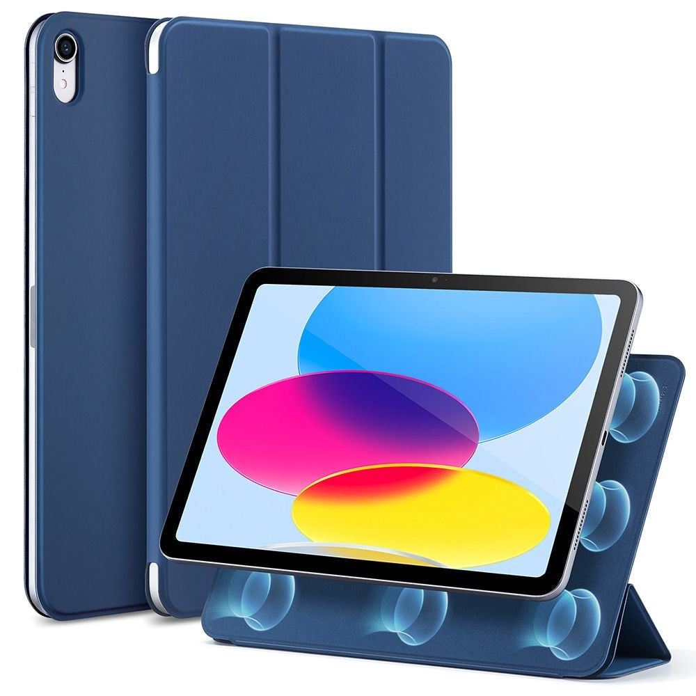 iPad 10.9" (2024/2022) ESR Rebound Magnetic Flip Case - Navy Blue