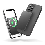 Tech-Protect 20W LifeMag Powerbank 5.000 mAh w. 1 x USB C / wireless charging - Magsafe Compatible - Black