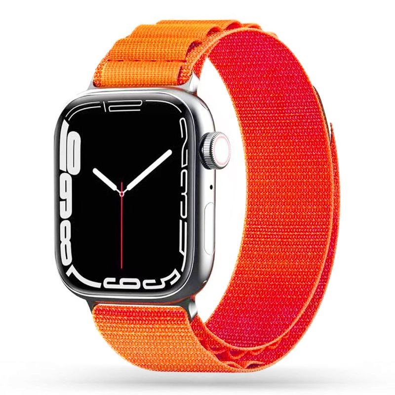 Apple Watch (42/44/SE/45/46/49mm) Tech-Protect Nylon Pro Strap - Orange