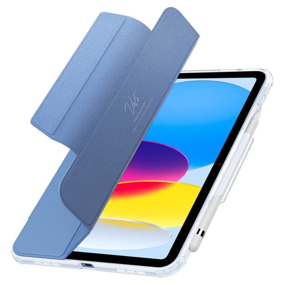 iPad 10.9" (2022) Spigen Ultra Hybrid Pro Case - Transparent / Blue