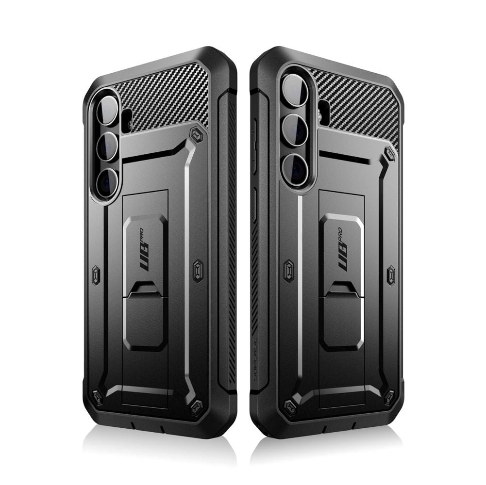 Samsung Galaxy S24+ (Plus) SUPCASE Unicorn Beetle Pro 2-Set Tough Case w. Screen Protection - Black